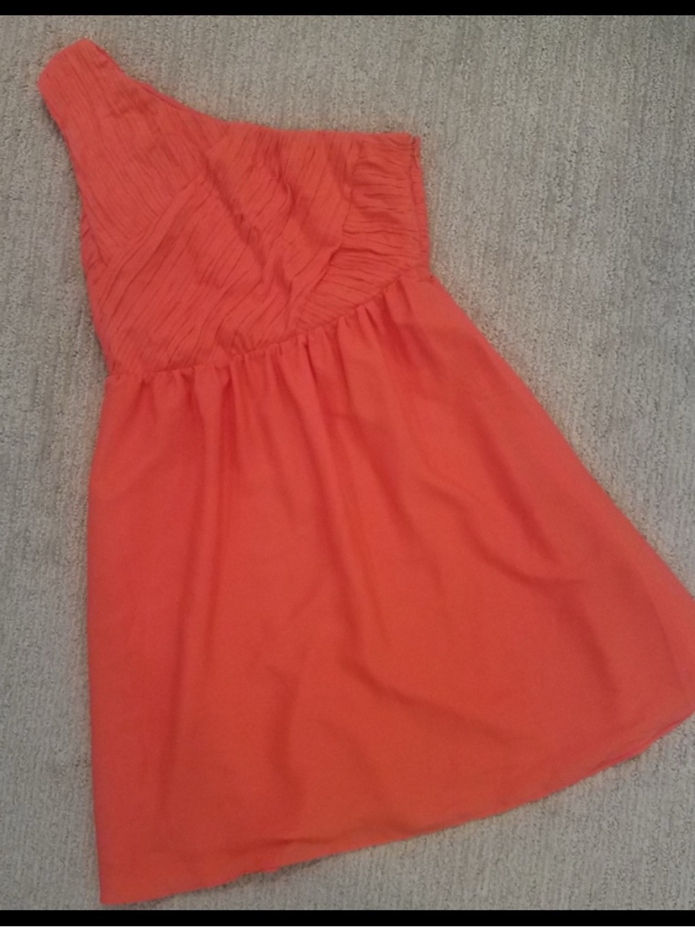 Miss Me Couture Orange One Shoulder Dress sz Medium NEW